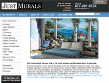 Tablet Screenshot of justmurals.com